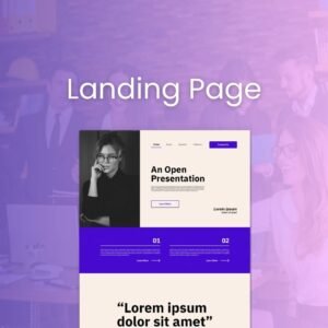 Landing page